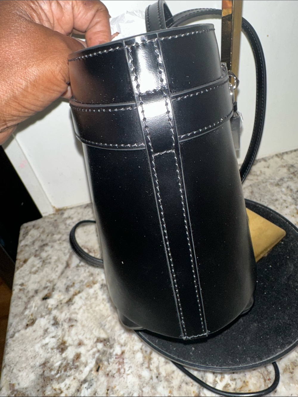 Givenchy Black Smooth Leather Flap Crossbody Bag - Picture 5 of 14